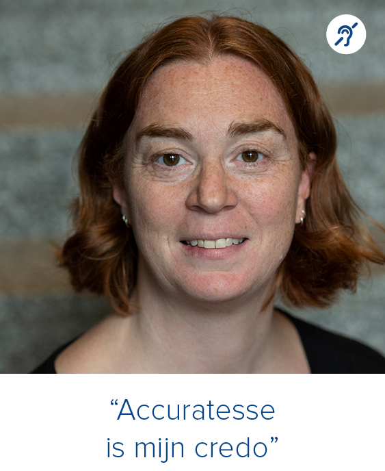 portret gertie janssen met de quote accuratesse is mijn credo portret gertie janssen met de quote accuratesse is mijn credo